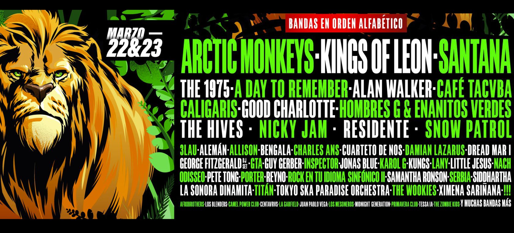 Pal Norte 2019 Arctic Monkeys Y Kings Of Leon Line Up Pal Norte 2019 Musica Los40 Mexico