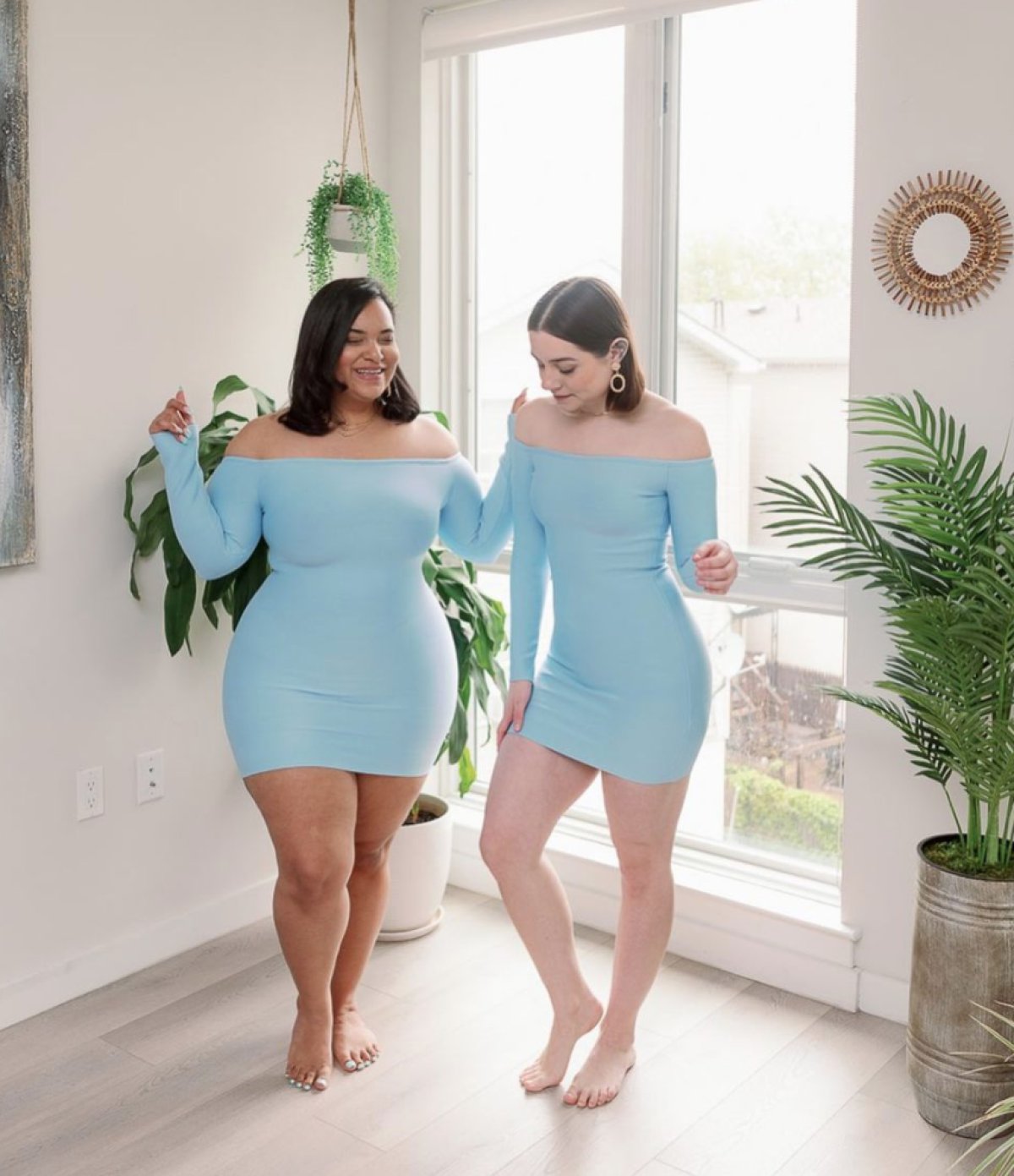 Mejores amigas muestran cómo luce la misma ropa en distintos cuerpos |  Fotogalería | Tendencias | LOS40 México
