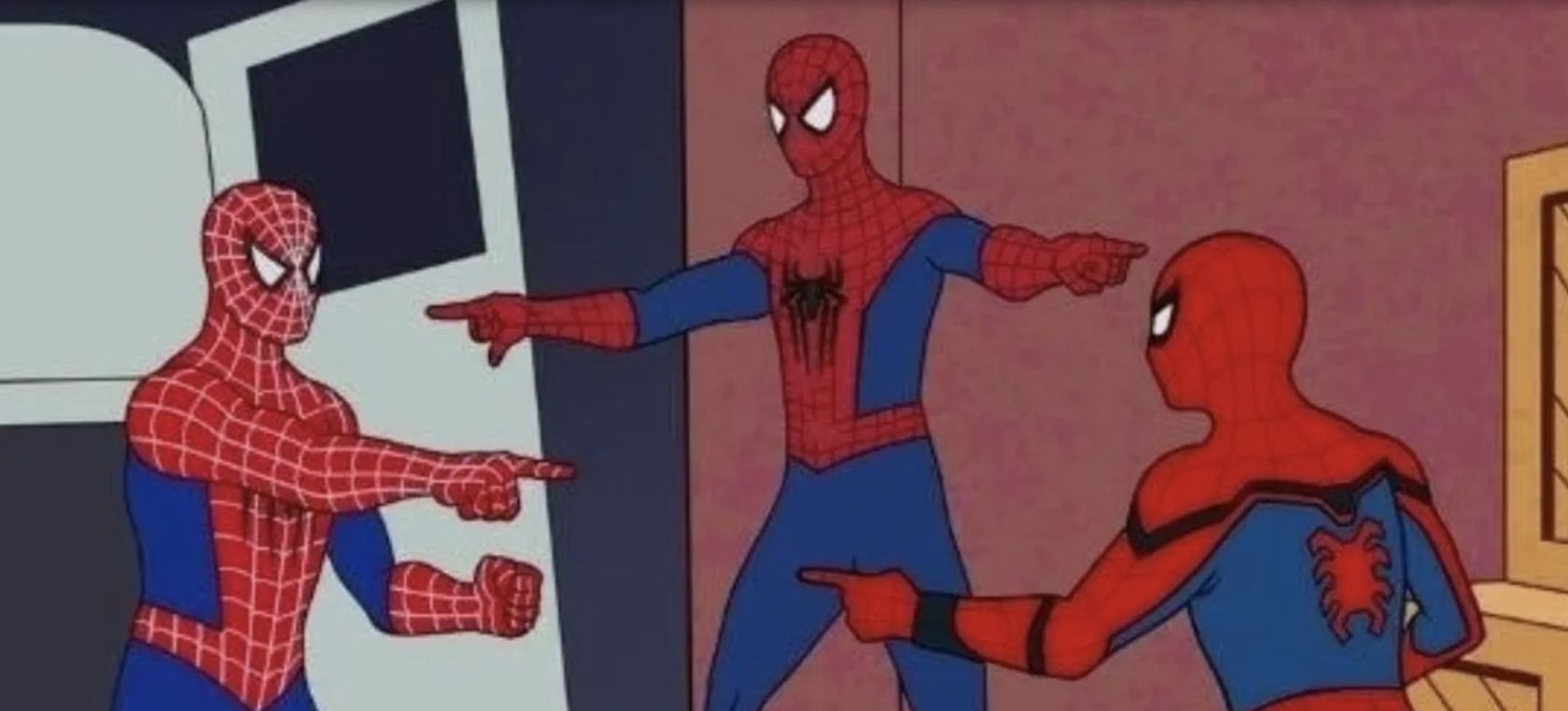 Tom Holland, Andrew Garfield y Tobey Maguire recrean meme de Spider-Man |  Actualidad | LOS40 México