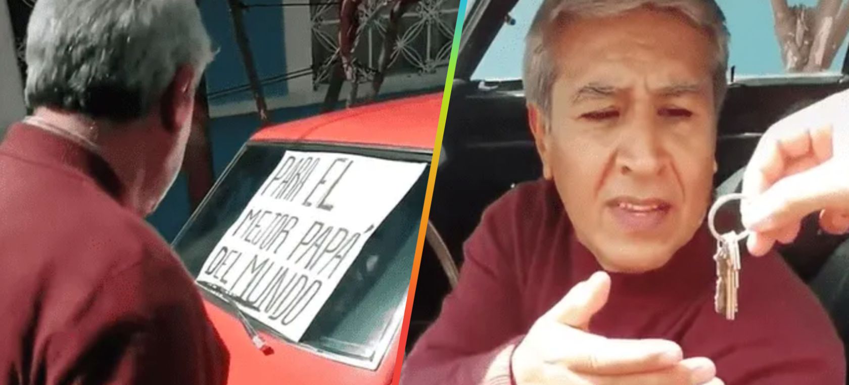 Viral: Hijo agradecido le regala a su padre el mismo auto que él vendió  para pagarle su carrera | Actualidad | LOS40 México