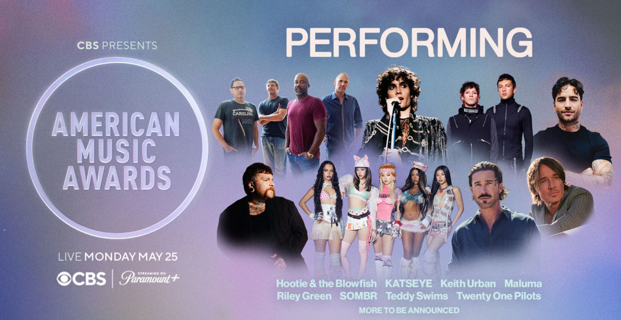 Artistas que se presentarán en los AMAs 2026