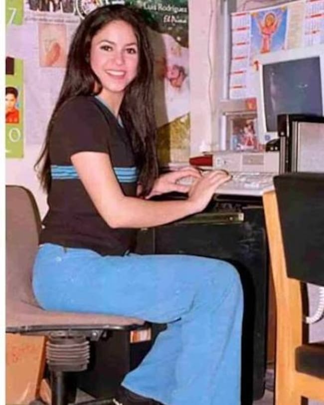 La fotografía de Shakira tomada hace 29 años