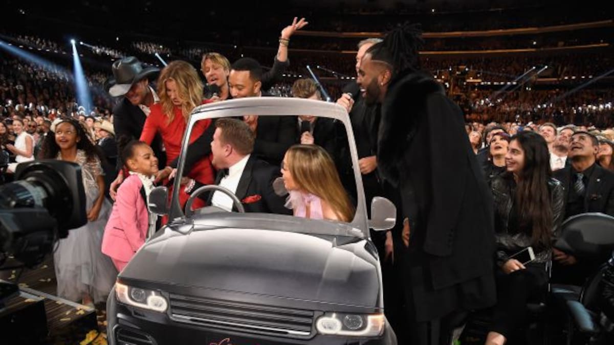 El Carpool Karaoke más grande de la historia pasó en los Grammys