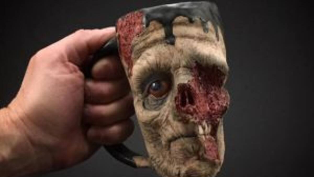 ¡Conoce las tazas zombies!