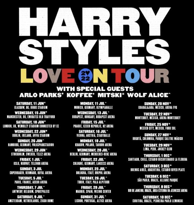 Fechas de Harry Styles en México