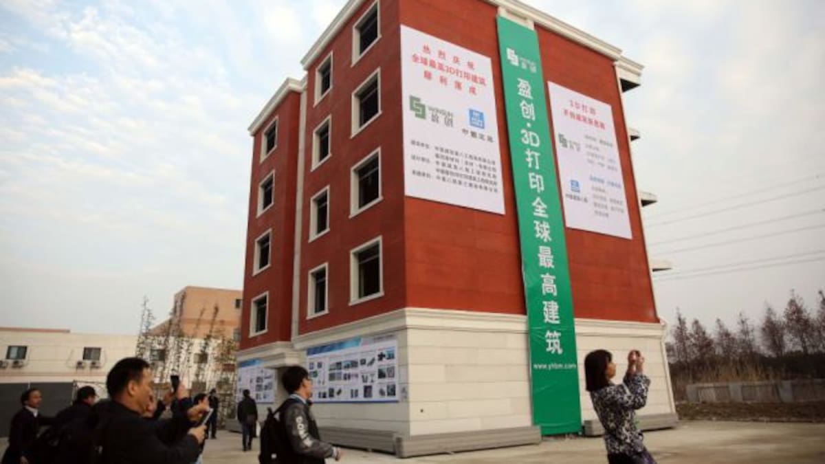 Imprimen en 3D edificio de 5 pisos