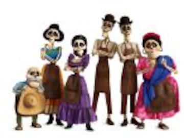 Así se diseñaron los esqueletos de "Coco"
