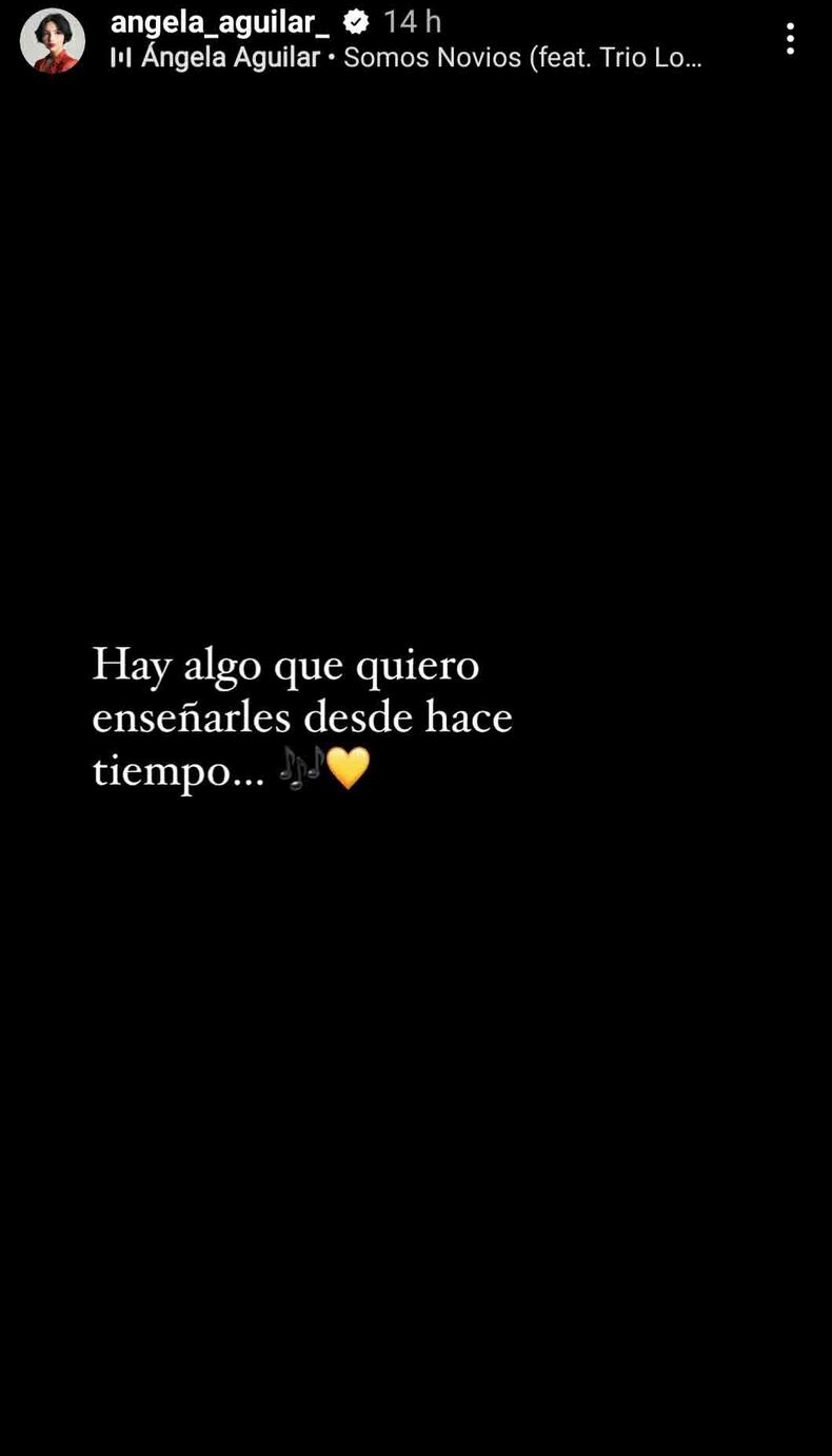 Ángela Aguilar deja misterioso mensaje