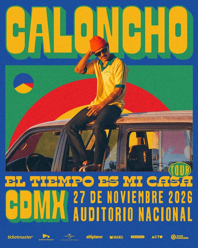 Caloncho anuncia concierto en el Auditorio Nacional.