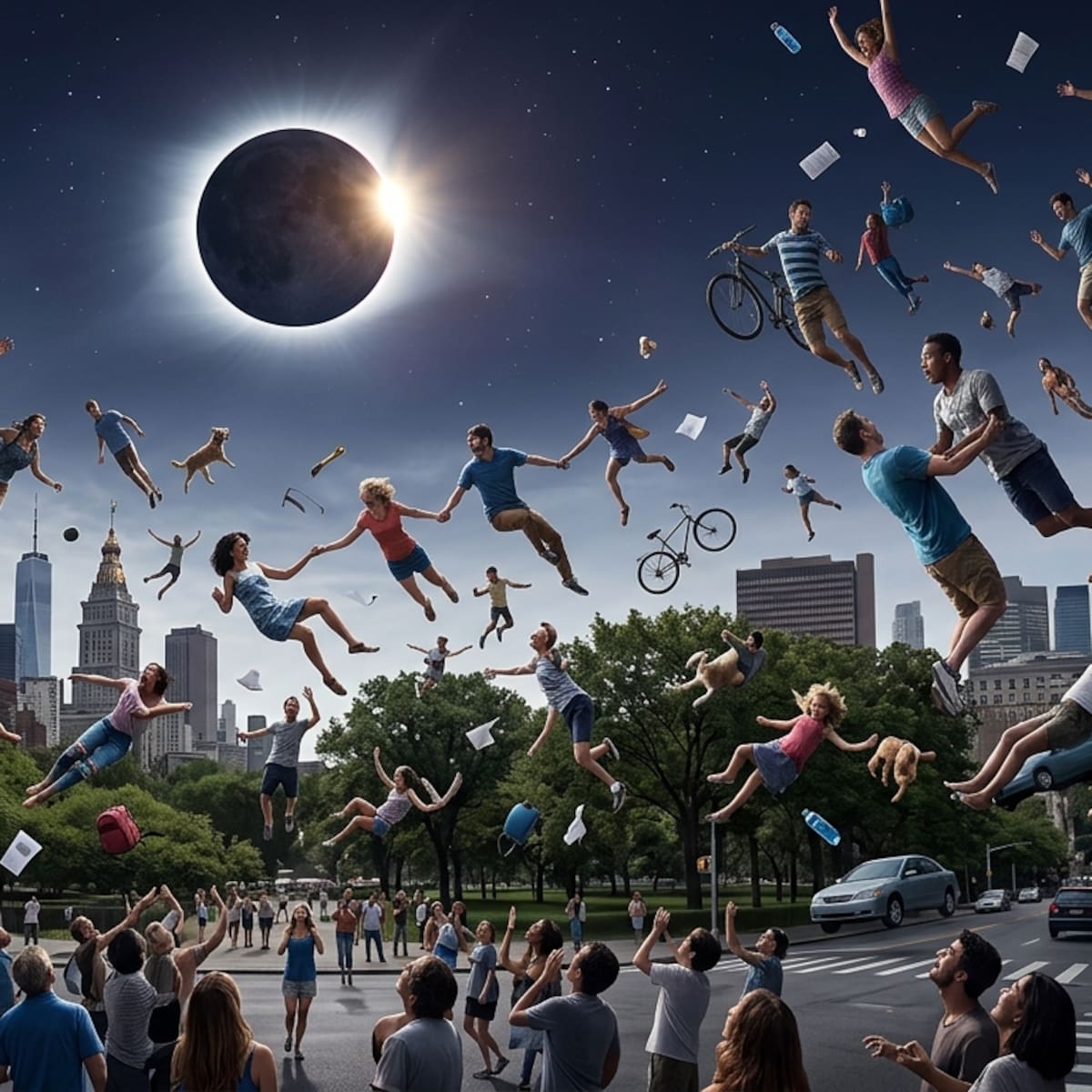 ¿Por qué dicen que la Tierra se quedará sin gravedad durante 7 segundos el 12 de agosto, el día del eclipse?