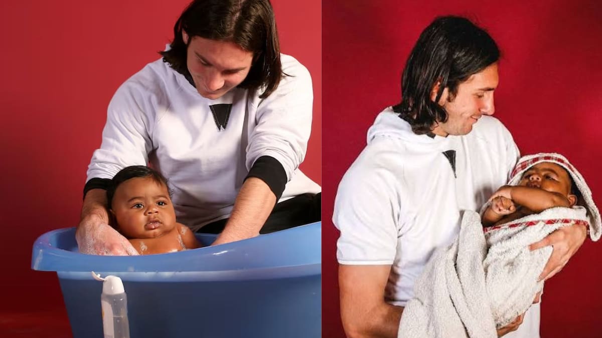 ¿Es real la foto de Messi bañando a Lamine Yamal o inteligencia artificial? Esta es la increíble historia detrás de la imagen