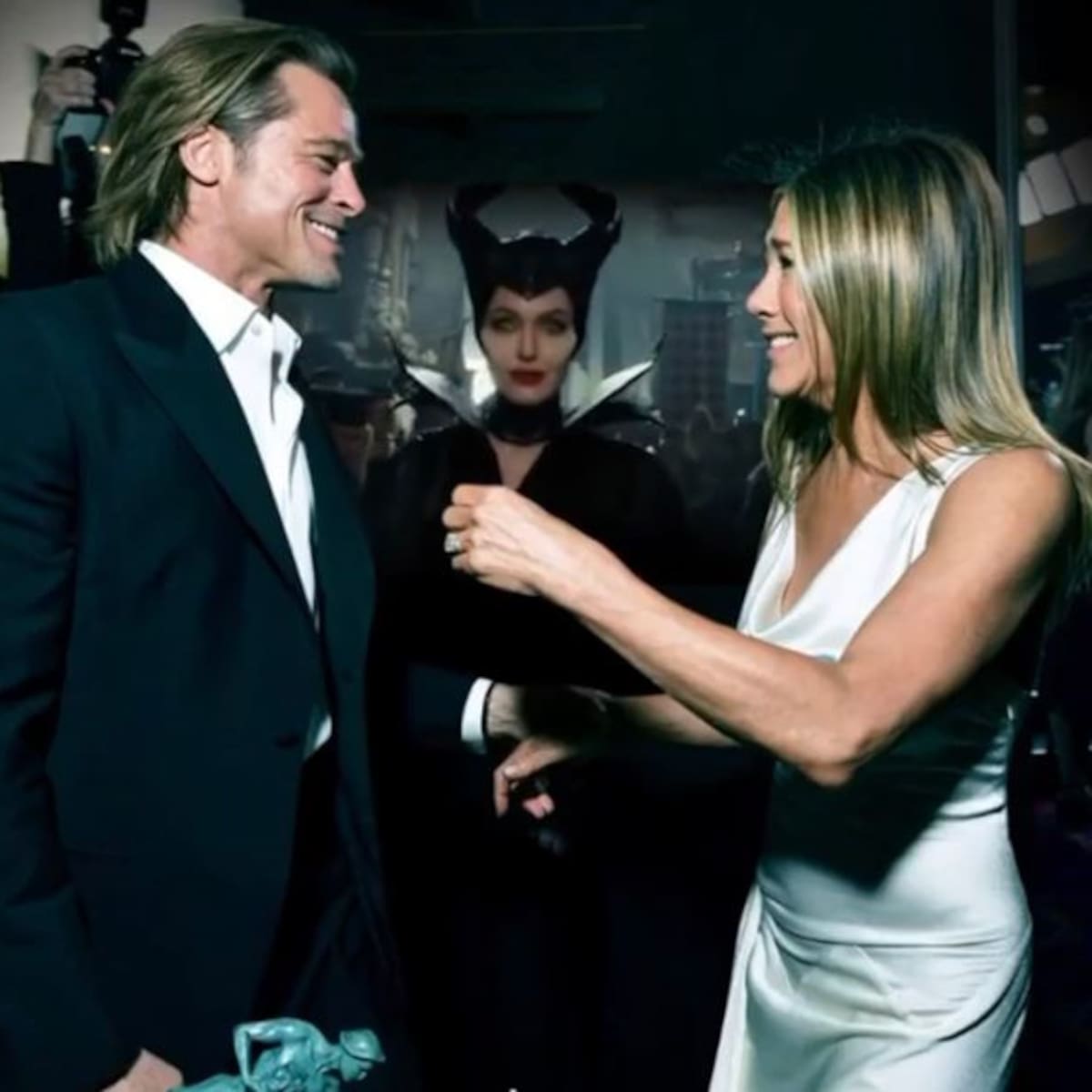 El reencuentro de Brad Pitt y Jennifer Aniston dejó los mejores memes