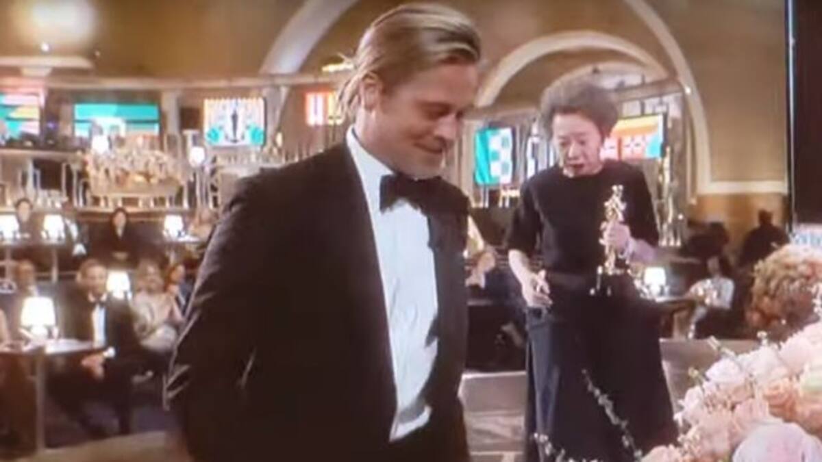 Brad Pitt criticado por su gesto nada caballeroso con actriz en los Oscar