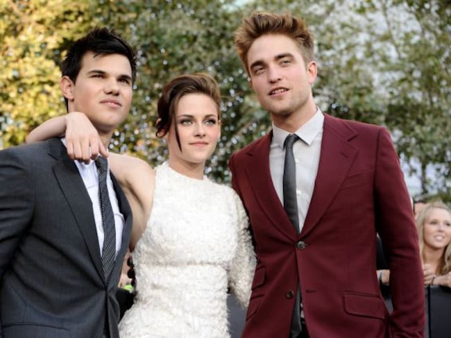 El trío original de protagonistas de la saga 'Crepúsculo'.