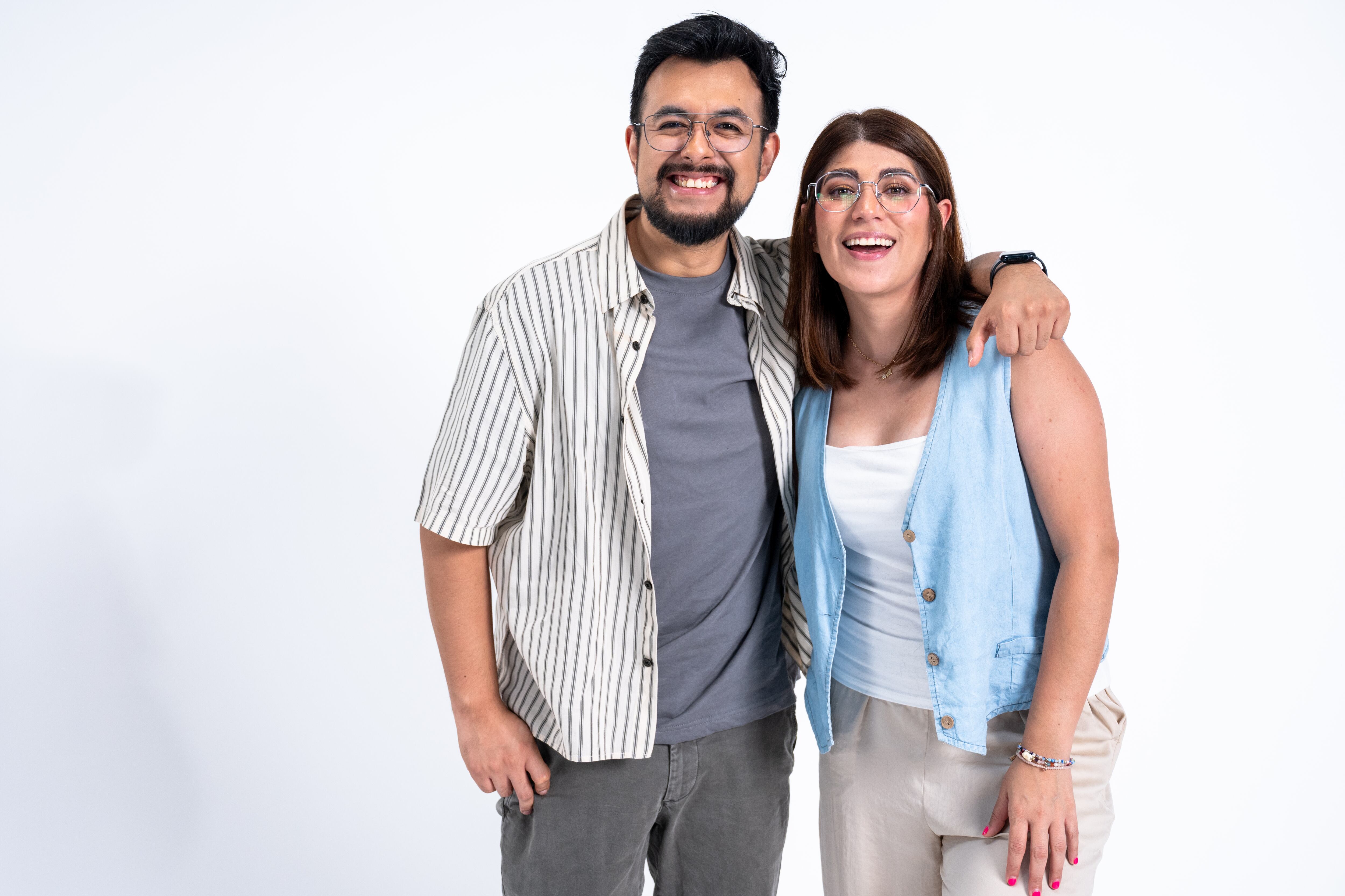 Rodolfo y Fernanda actores de doblaje en Black Torch
