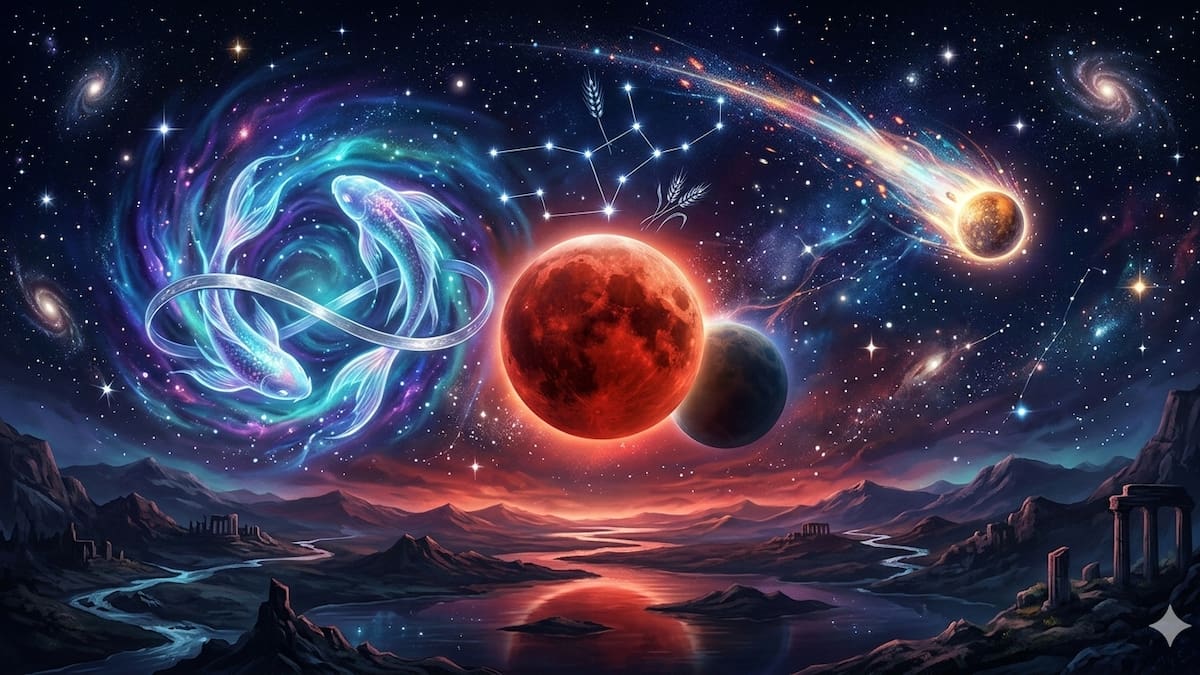 Así está influyendo la energía del eclipse en Virgo en tu vida: cambios emocionales, físicos y sociales bajo la vibración de Piscis y el tránsito de Mercurio