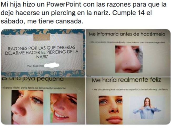 Su presentación fue muy original