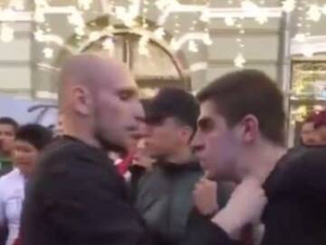 "Güero, trankilovsky", dice mexicano para calmar riña