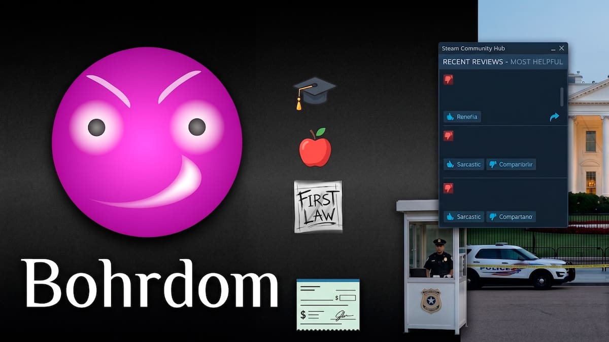 Bohrdom: El videojuego de Steam en el ojo del huracán tras el incidente en la Casa Blanca