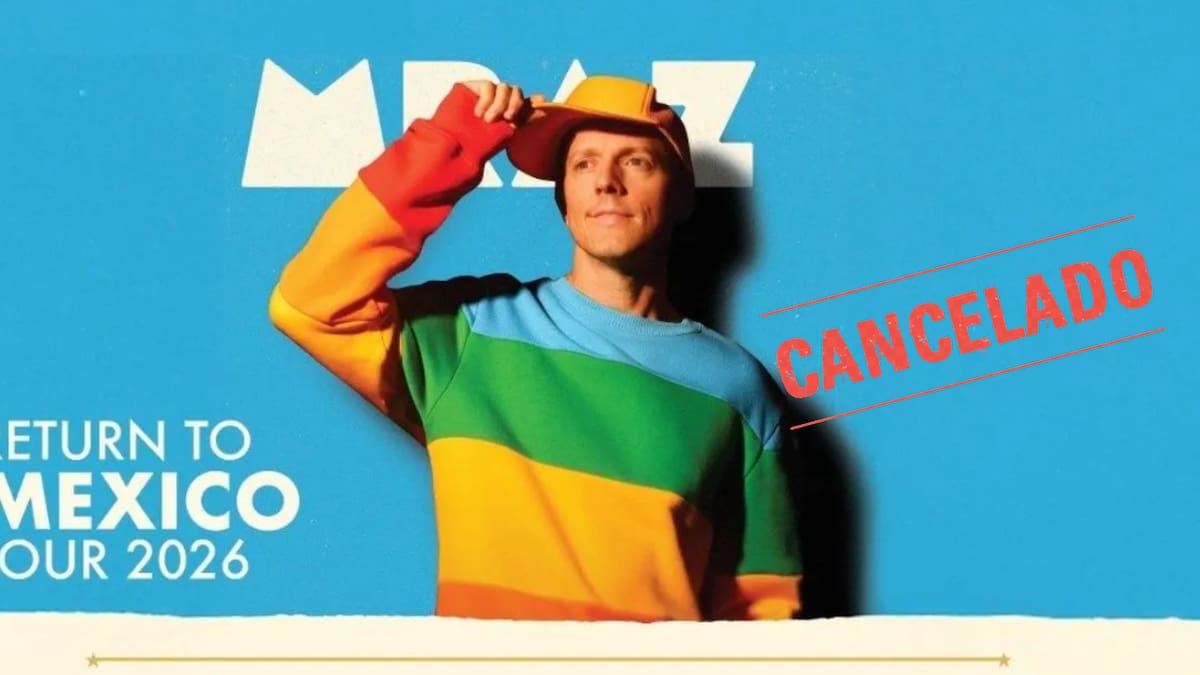 Jason Mraz cancela uno de sus conciertos en México ¿por qué y qué pasará con el resto de fechas?