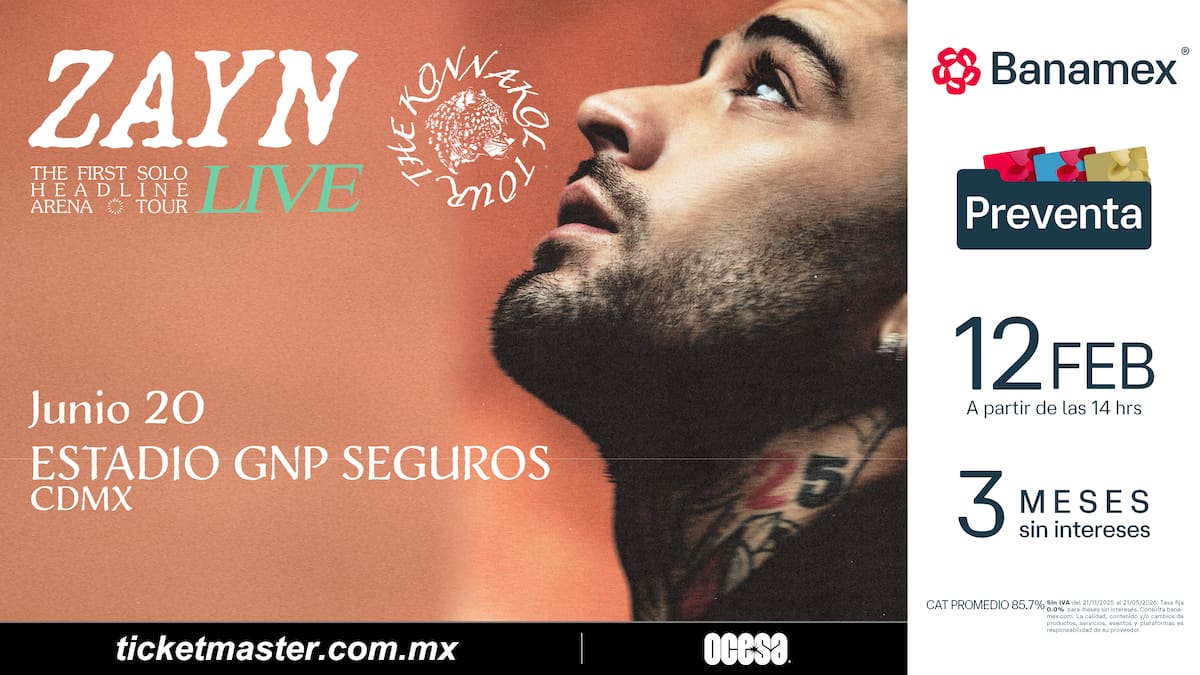 Zayn Malik regresa a México con 'The Konnakol Tour': fechas y precios