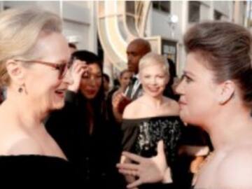 Así reaccionó Kelly Clarkson al conocer a Meryl Streep