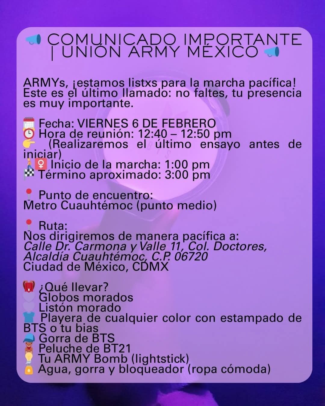 Marcha Army contra Ticketmaster y OCESA