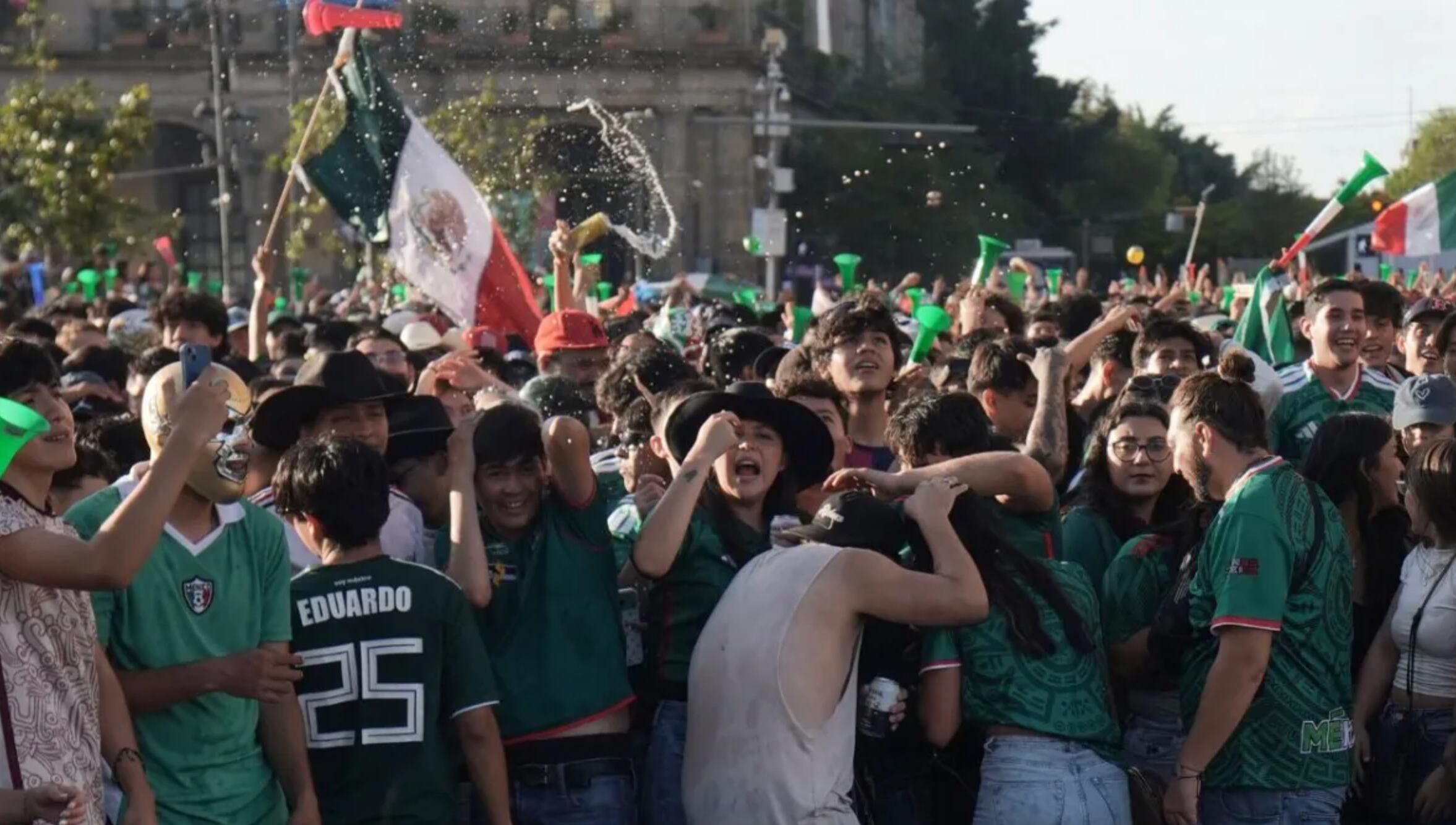 Así se celebra el mundial en México