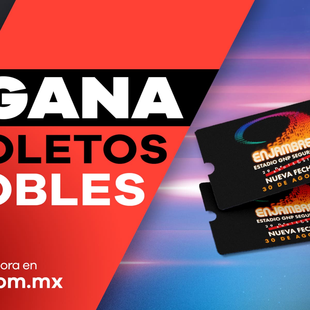Enjambre va por lo grande: el “Daños Luz Tour” llega al Estadio GNP Seguros