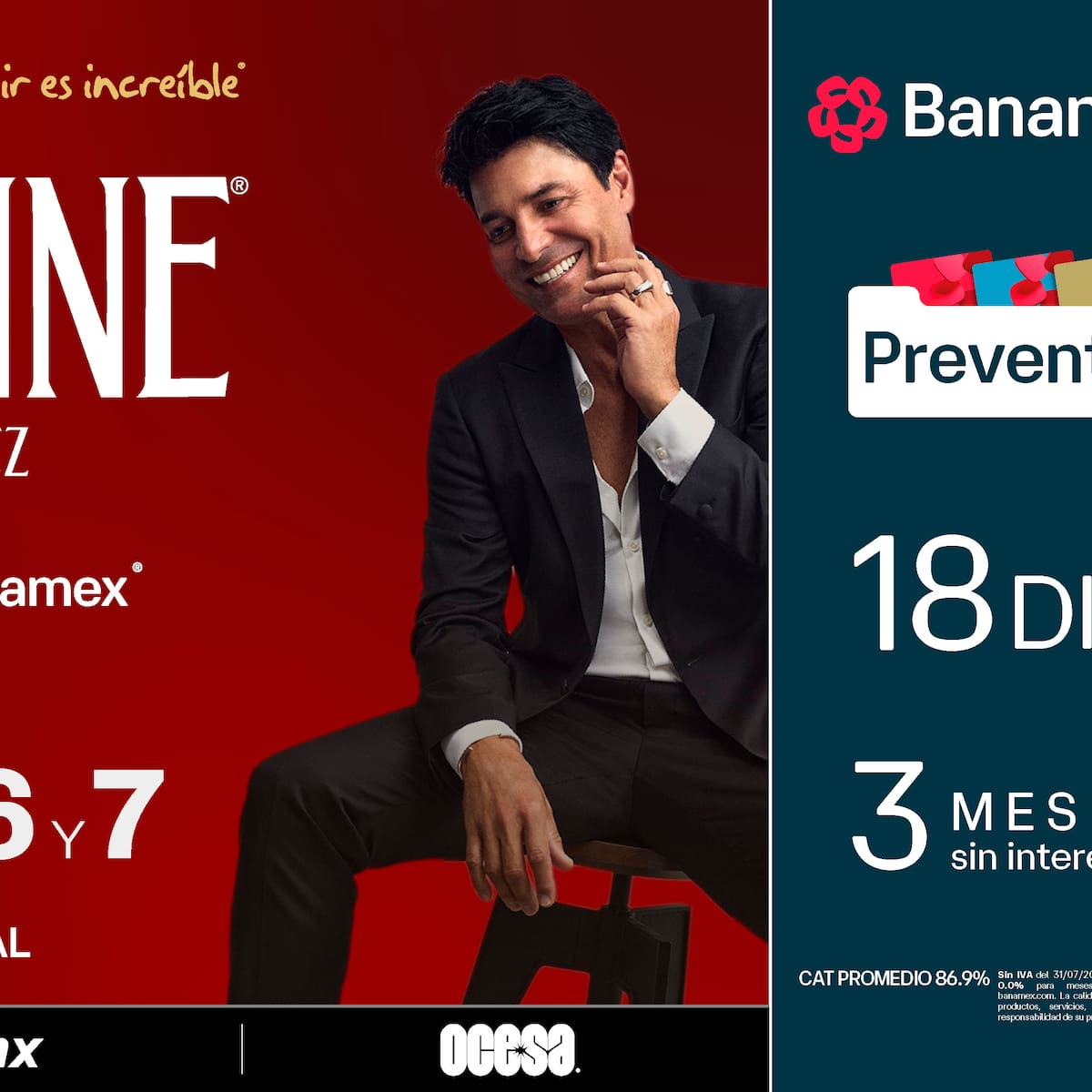 Chayanne tendrá cuatro conciertos en CDMX y esto es lo que debes saber