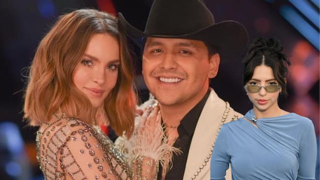 Belinda, Christian Nodal y Ángela Aguilar | Créditos: Getty Images y Redes sociales