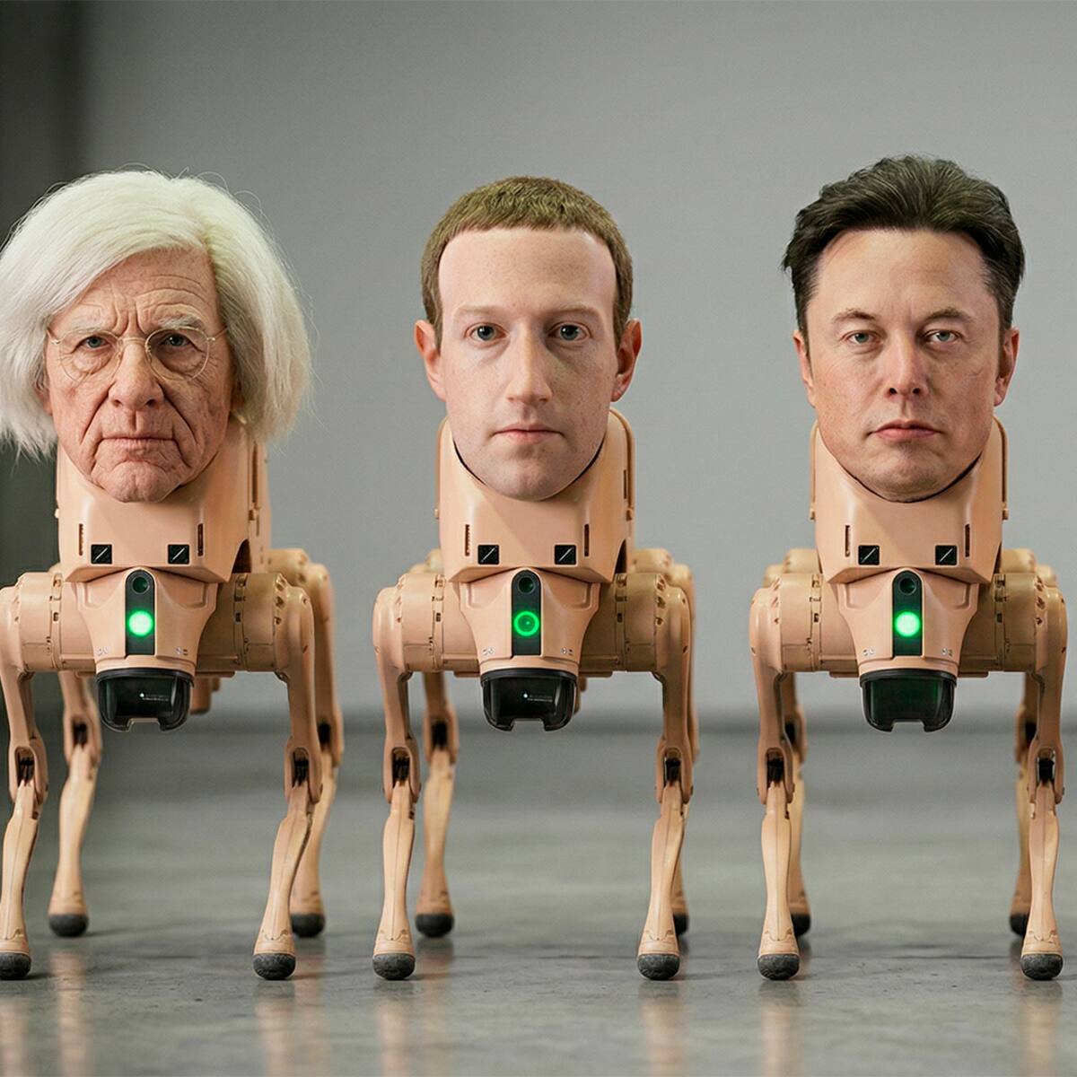 Un Elon Musk robótico sorprende en las calles de San Francisco