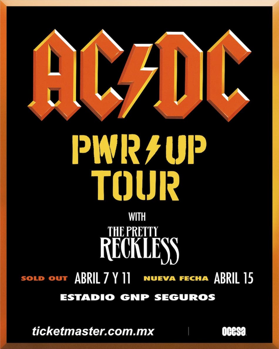 AC/DC traerá el POWER UP TOUR 2026 a México: tercera y última fecha ...