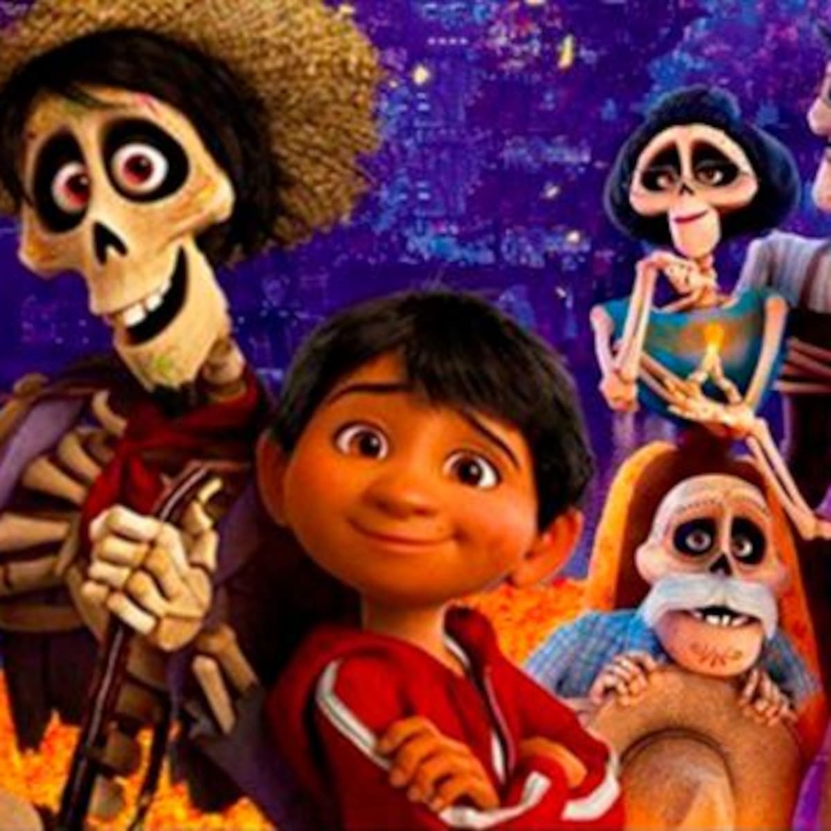 Adornan cementerio en México con hermosos murales inspirados en la película "Coco"