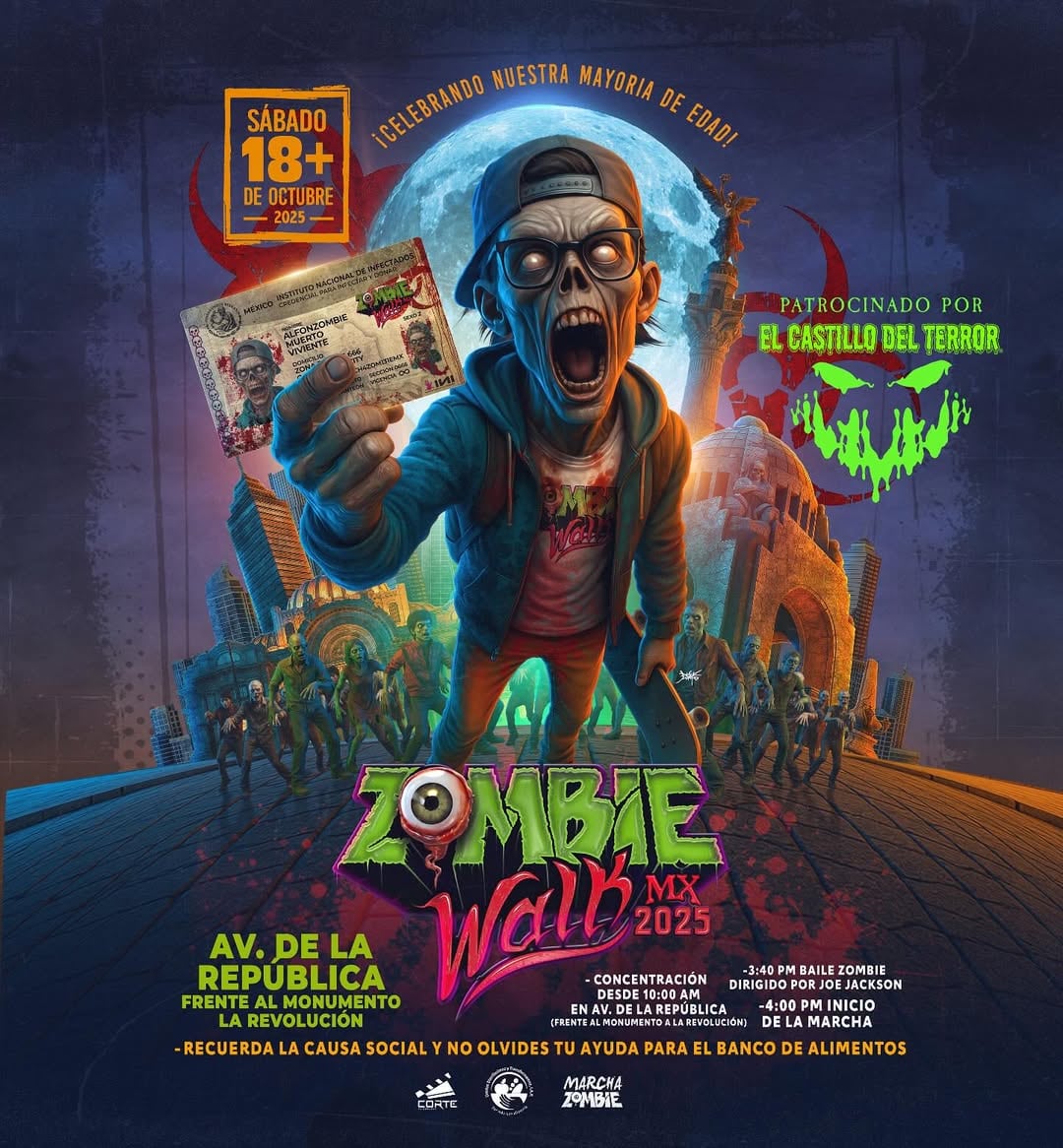 Marcha Zombie 2025 CDMX