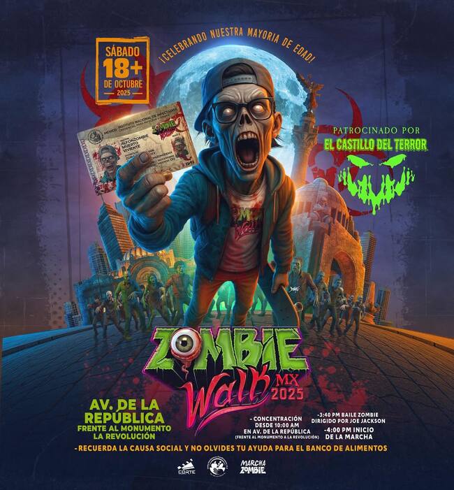 Marcha Zombie 2025 CDMX