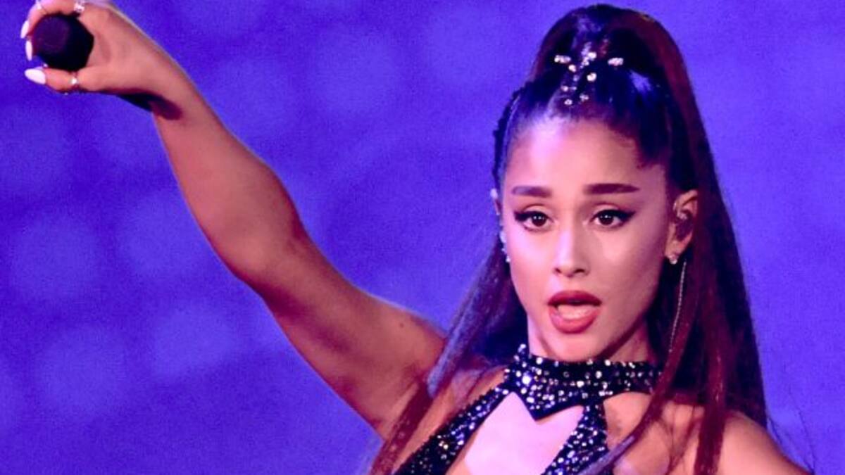 Ariana Grande reacciona a fan que le gritó entre el público