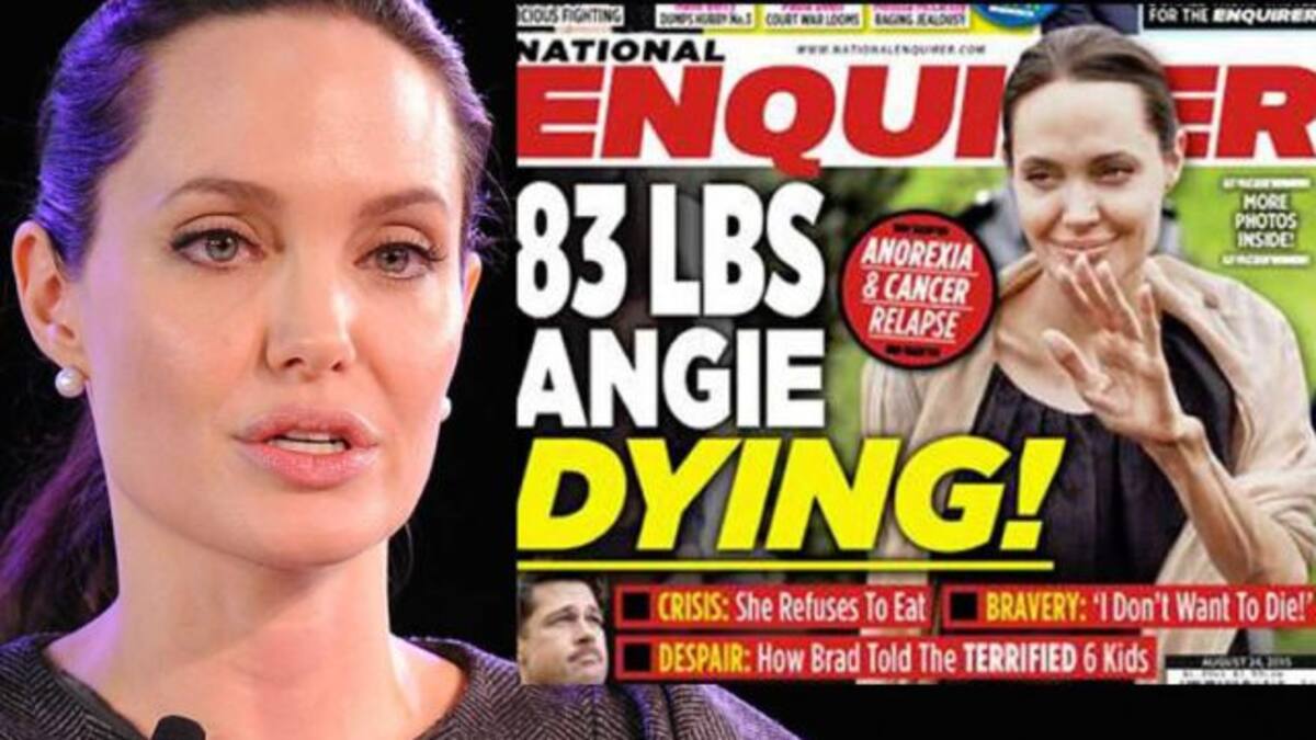 Angelina Jolie podría morir por anorexia