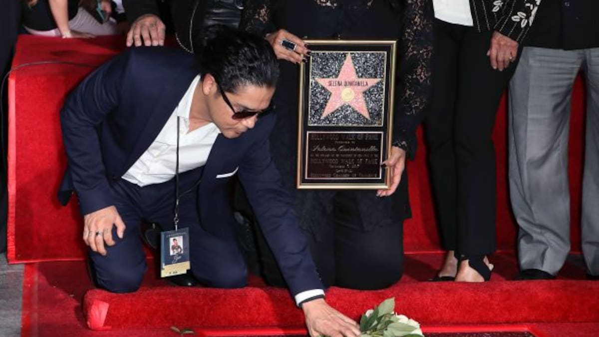 El mensaje de Chris Pérez tras develar la estrella de Selena en el Paseo de la Fama
