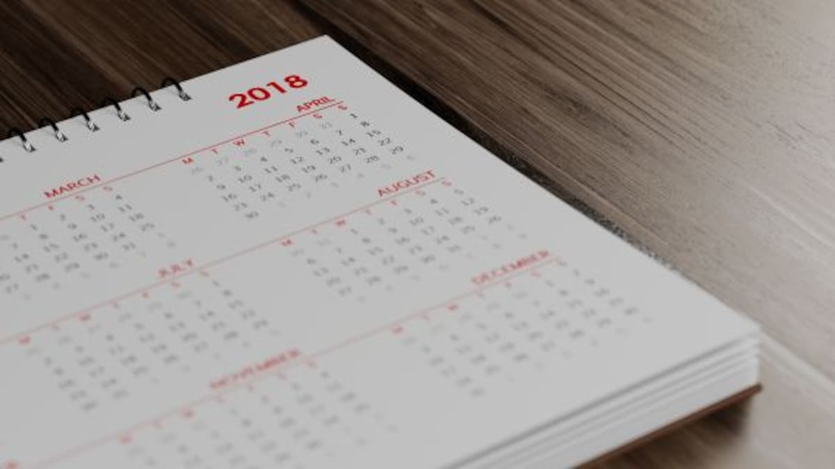 Los días festivos y puentes de 2018