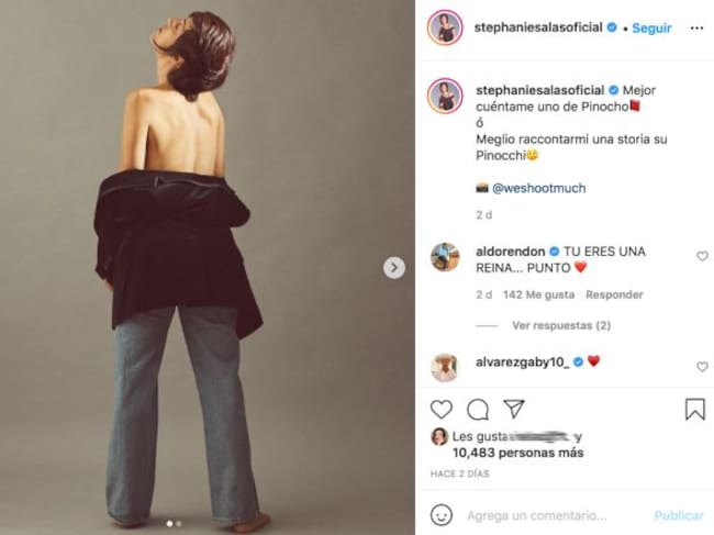 Stephanie Salas le manda una indirecta a Luis Miguel