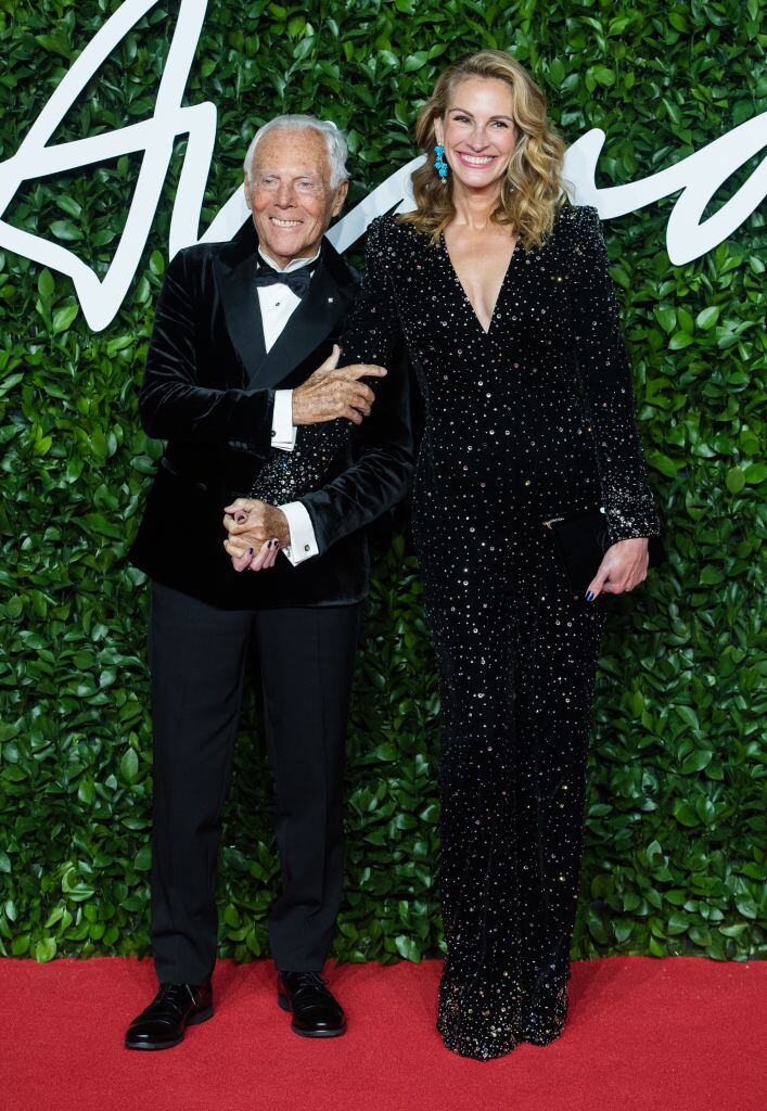 Giorgio Armani con Julia Roberts