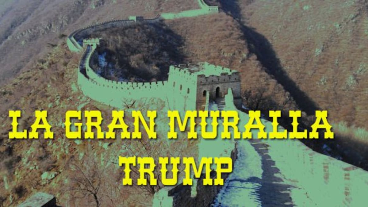 El muro llamado "Donald Trump"
