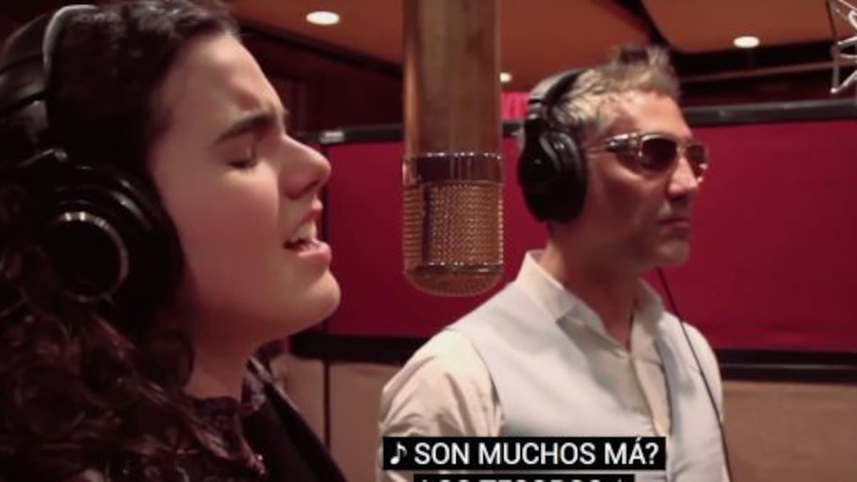 Alejandro Fernández feliz por grabar dueto con su hija Camila