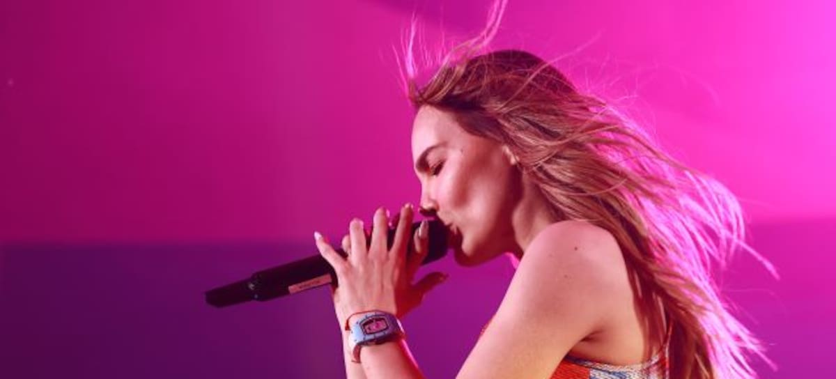 Belinda cantó una canción de Shakira