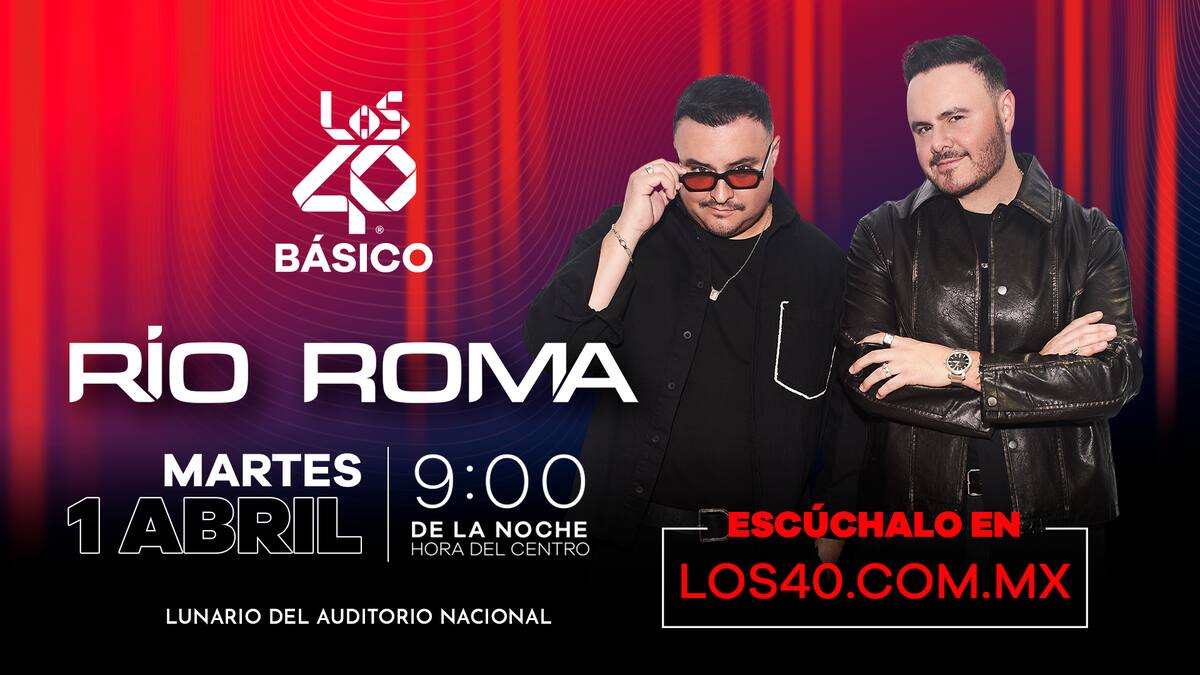Río Roma en concierto: LOS40 Básico en el Lunario del Auditorio Nacional