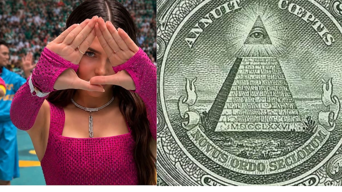 Belinda hizo un símbolo durante la inauguración del Mundial, ¿qué significa?