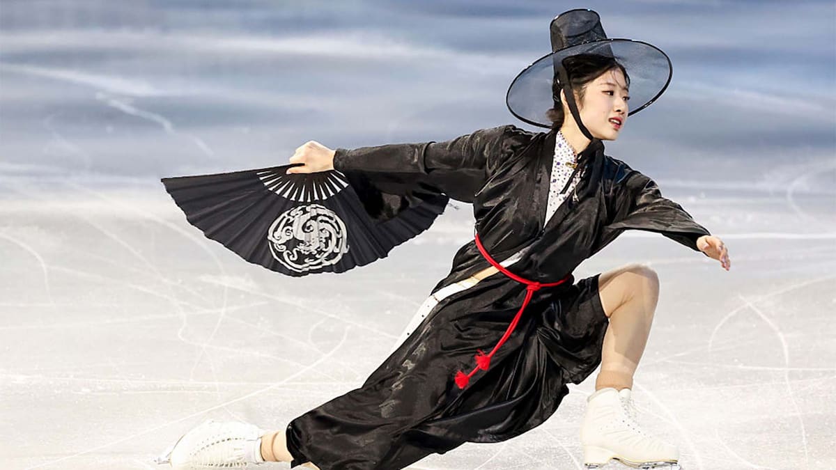 El K-pop conquista el hielo: Haein Lee brilla en Milano Cortina 2026 con ritmo de Demon Hunters. VIDEO