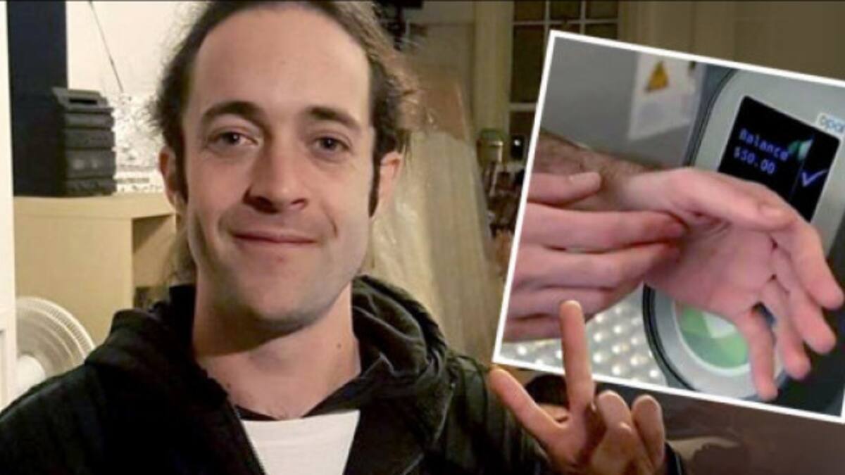 Hombre es multado por usar el chip de su mano para viajar en Sidney