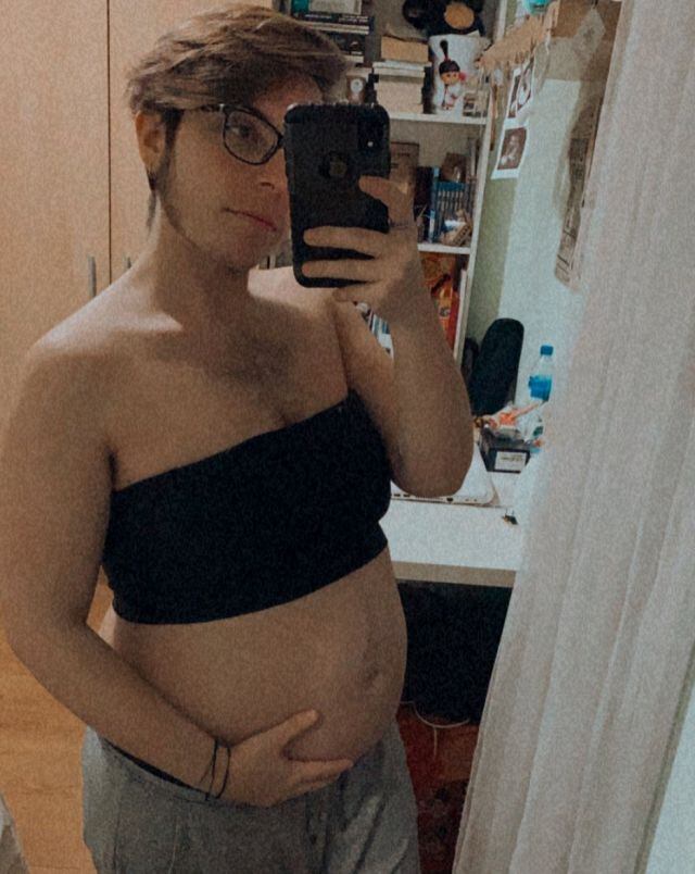 Rubén Castro comparte en su cuenta de Instagram @papagestante cada detalle de su embarazo